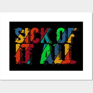 vintage color Sick Of It All Posters and Art